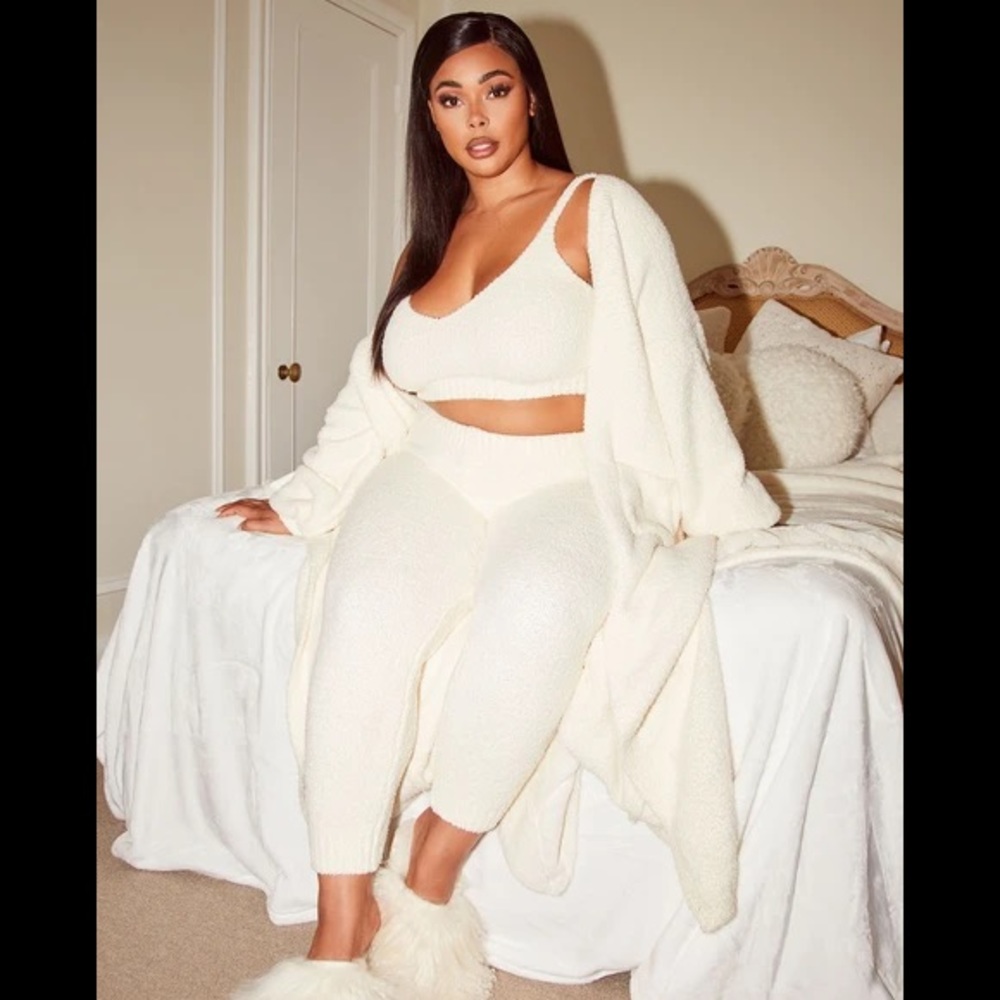 Comfy Cozy Ivory Legging Set